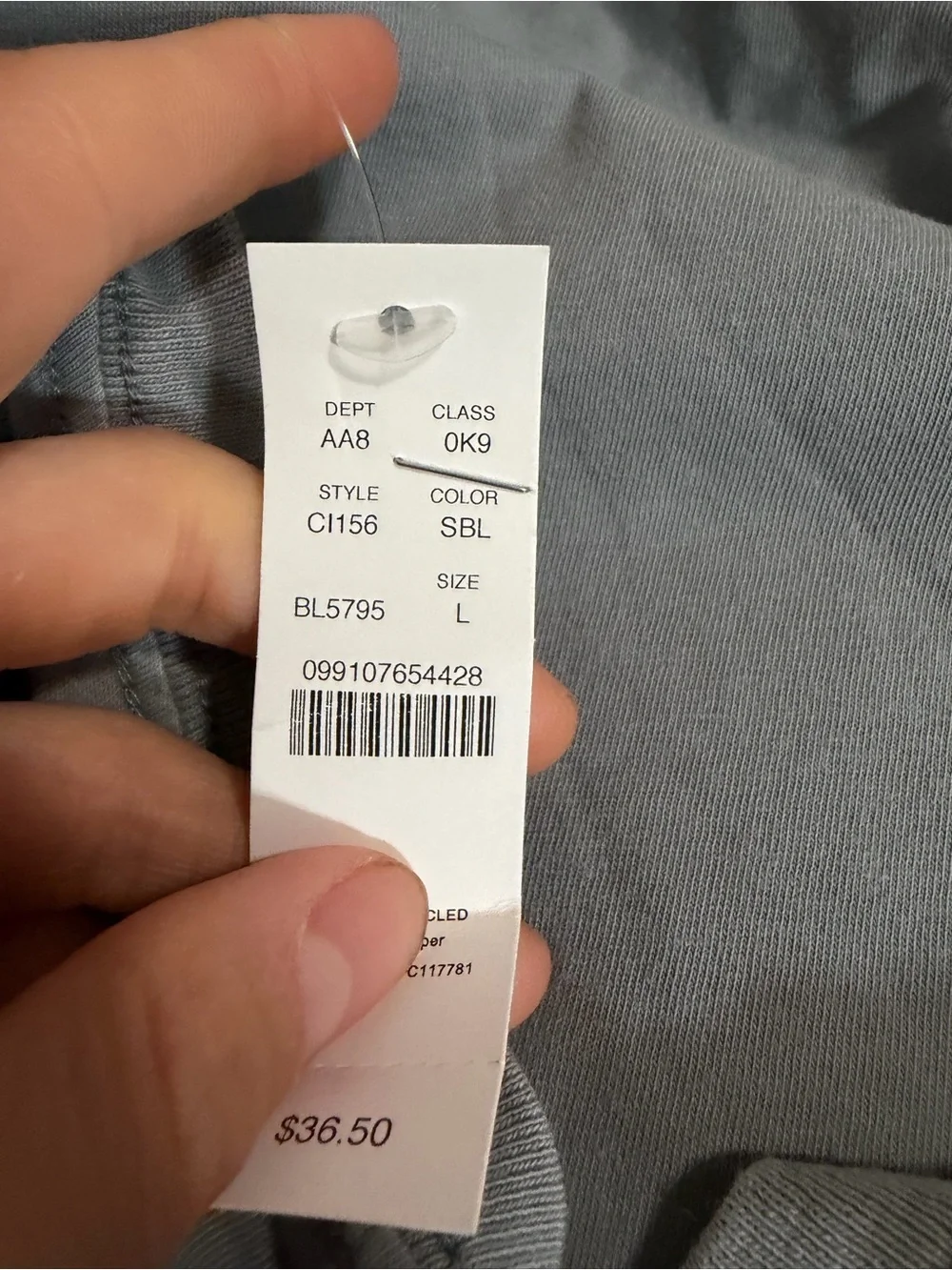 J crew slate blue Broken-in T-shirt